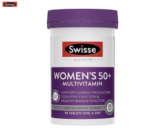 【618钜惠】Swisse 斯维诗 女士中老年50岁+复合维生素片 90粒 【买3赠1玻尿酸精华】 【618钜惠】Swisse 斯维诗 女士中老年50岁+复合维生素片 90粒 【买3赠1玻尿酸精华】